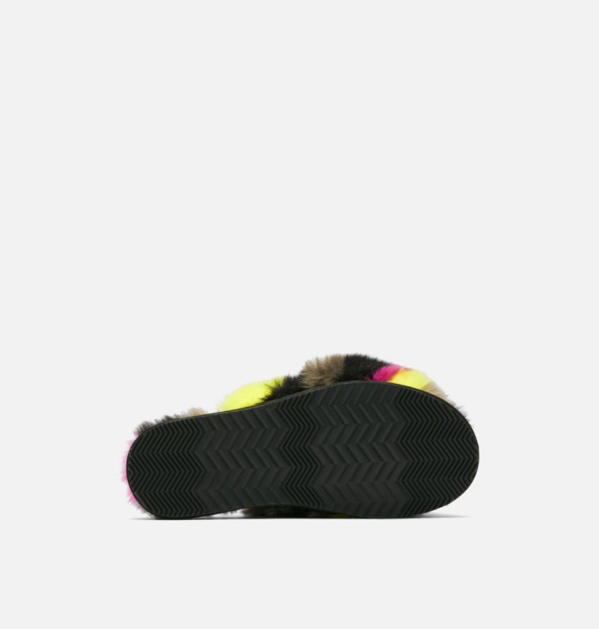 Women's Go Mail Run Slipper Quarry-Black Sorel Australia