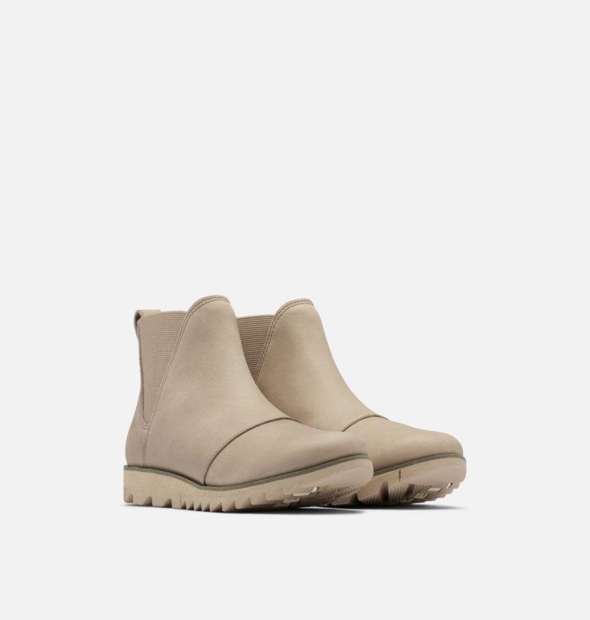 Women's Harlow Chelsea Bootie Omega Taupe-Ancient Fossil Sorel Australia