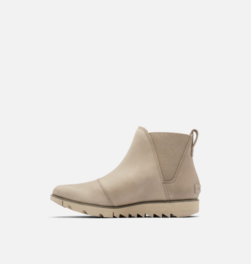 Women's Harlow Chelsea Bootie Omega Taupe-Ancient Fossil Sorel Australia