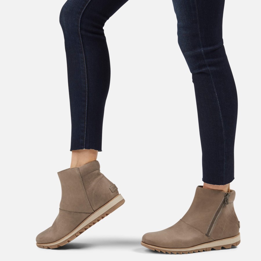 Women's Harlow Zip Boot Rain Waterproof Quarry Sorel Australia