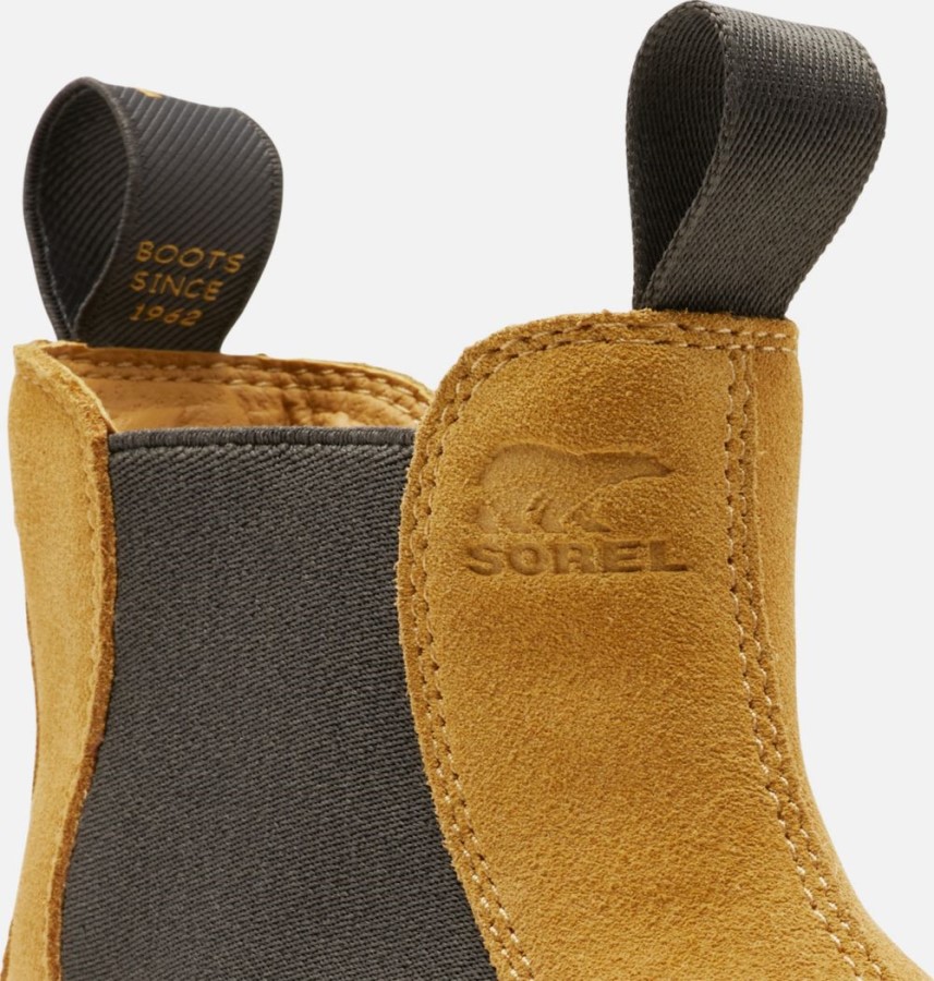 Women's Hi-Line Chelsea Boot Geo Yellow-Jet Sorel Australia