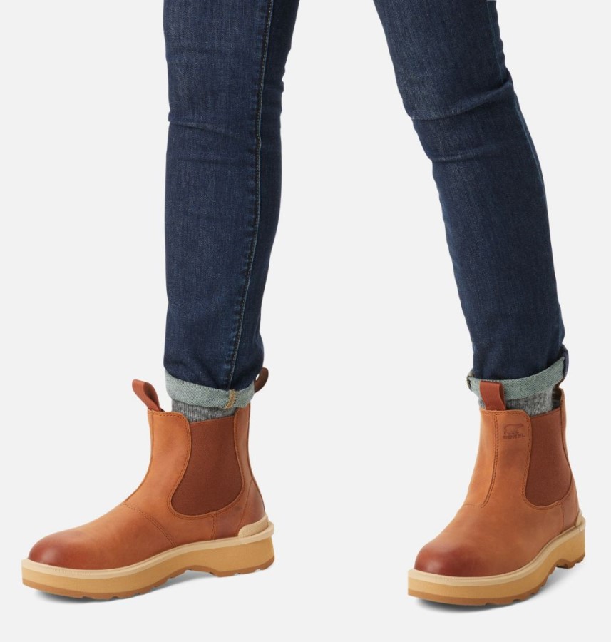 Women's Hi-Line Chelsea Boot Sorel Australia Scorch-Tawny Buff