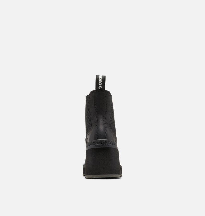 Women's Hi-Line Heel Chelsea Boot Black-Sea Salt Sorel Australia