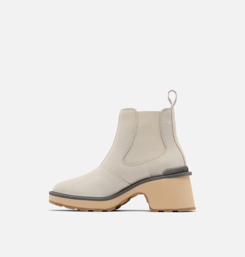 Women's Hi-Line Heel Chelsea Boot Sorel Australia Chalk-Ceramic