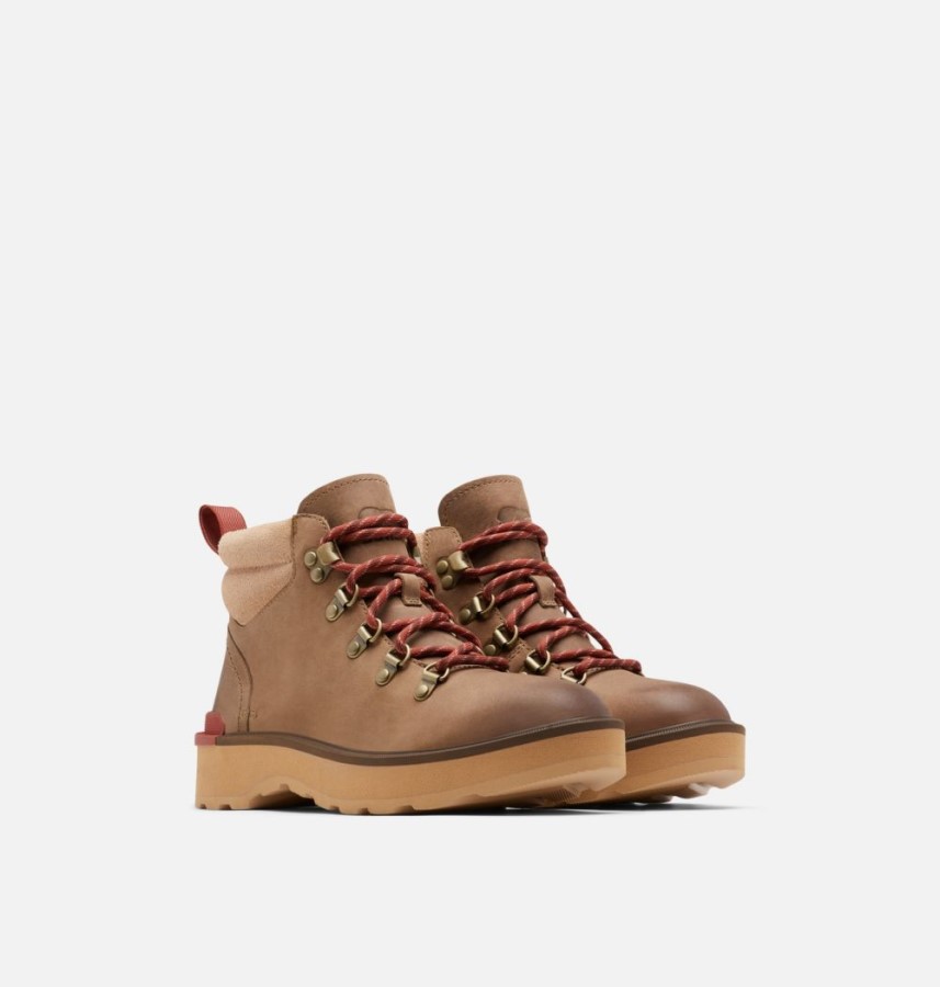 Women's Hi-Line Hiker Boot Sorel Australia Umber-Tawny Buff