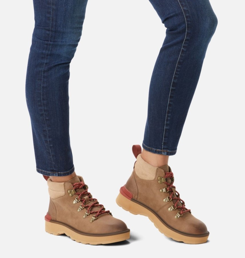 Women's Hi-Line Hiker Boot Sorel Australia Umber-Tawny Buff