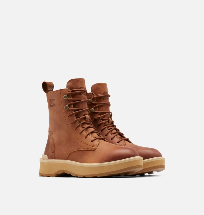 Women's Hi-Line Lace Boot Sorel Australia Scorch-Tawny Buff