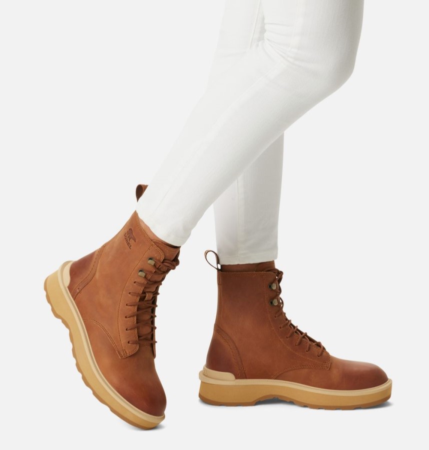 Women's Hi-Line Lace Boot Sorel Australia Scorch-Tawny Buff