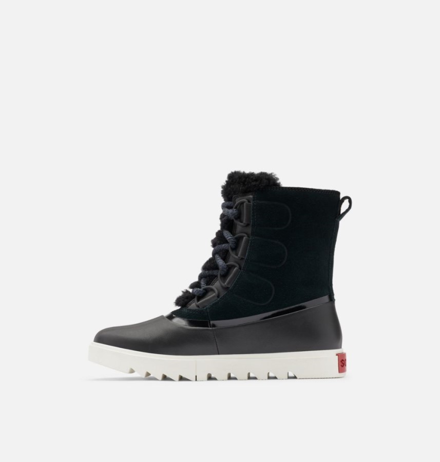 Women's Joan Of Arctic Next Lite Snow Boot Black-Sea Salt Sorel Australia