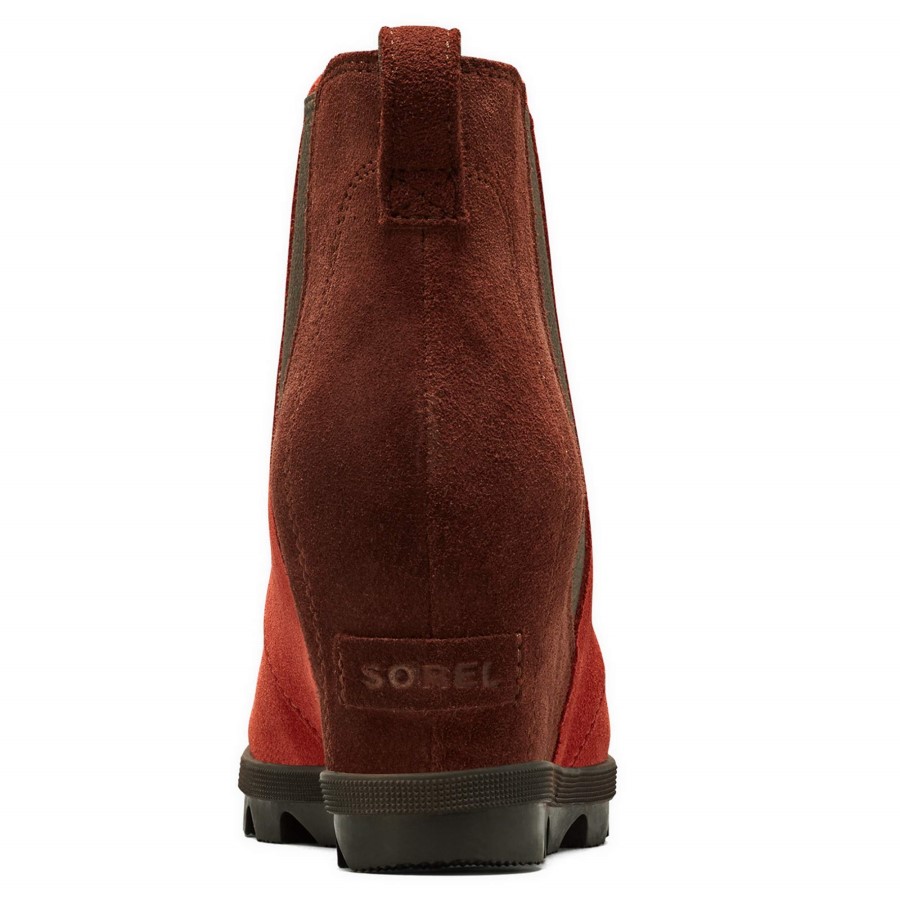 Women's Joan Of Arctic Wedge Ii Chelsea Walking Shoe Carnelian Red Sorel Australia
