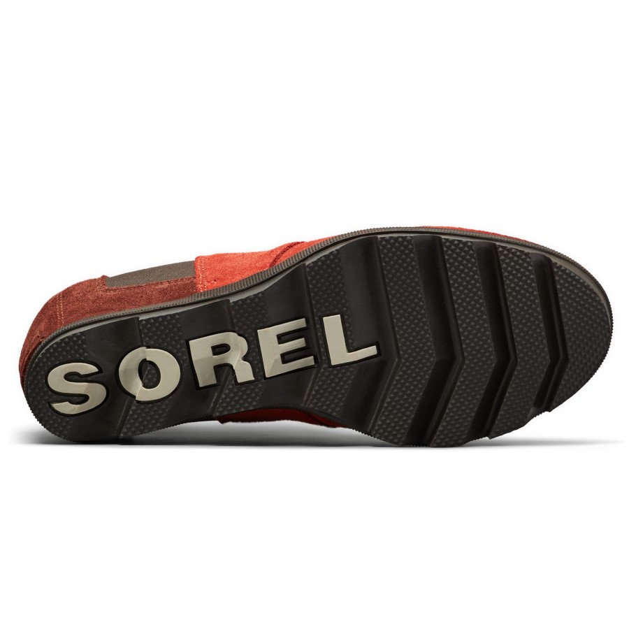 Women's Joan Of Arctic Wedge Ii Chelsea Walking Shoe Carnelian Red Sorel Australia