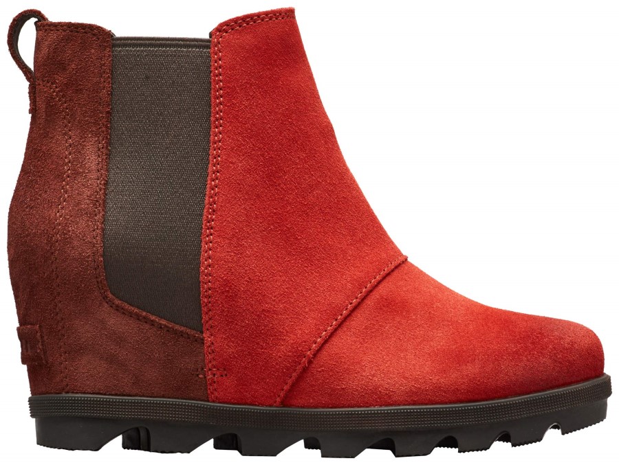 Women's Joan Of Arctic Wedge Ii Chelsea Walking Shoe Carnelian Red Sorel Australia