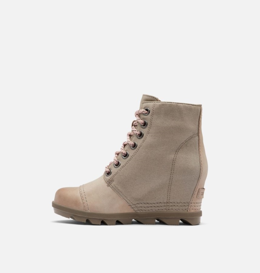 Women's Joan Of Arctic Wedge Ii Pdx Bootie Omega Taupe-Wet Sand Sorel Australia