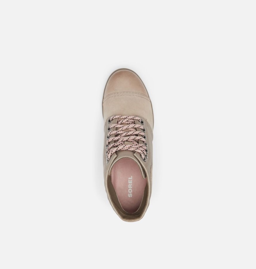 Women's Joan Of Arctic Wedge Ii Pdx Bootie Omega Taupe-Wet Sand Sorel Australia