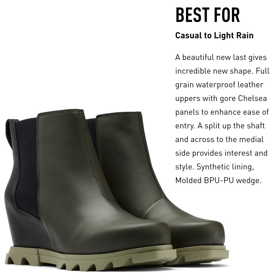 Women's Joan Of Arctic Wedge Iii Chelsea Boot Uniform Blue-Gum 2 Sorel Australia