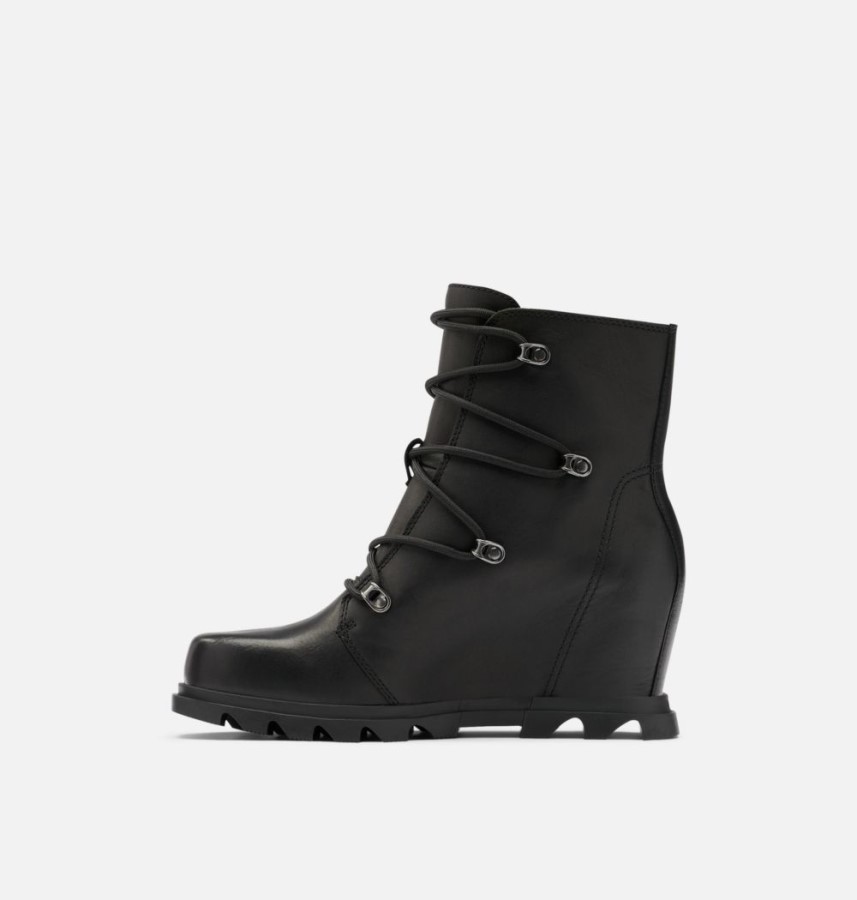 Women's Joan Of Arctic Wedge Iii Lace Bootie Sorel Australia Black-Sea Salt