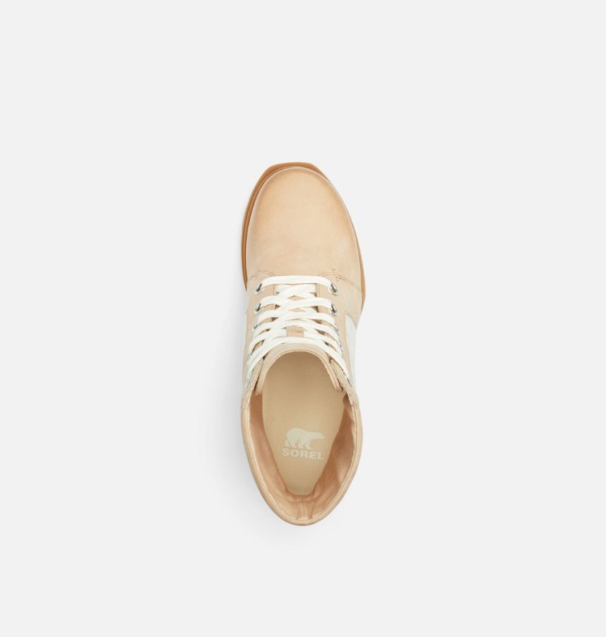 Women's Joan Of Arctic Wedge Iii Lexie Bootie Natural Tan-Gum 2 Sorel Australia
