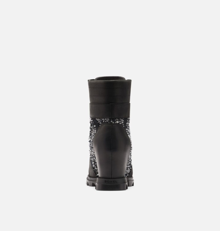 Women's Joan Of Arctic Wedge Iii Lexie Bootie Sorel Australia Black-Sea Salt