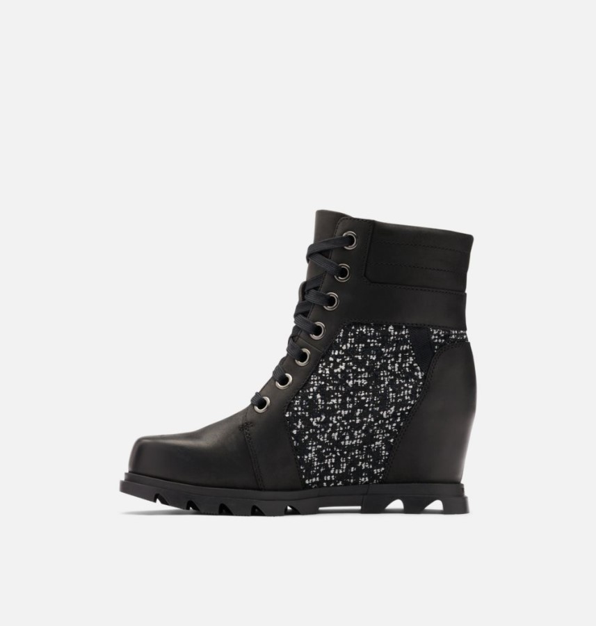 Women's Joan Of Arctic Wedge Iii Lexie Bootie Sorel Australia Black-Sea Salt
