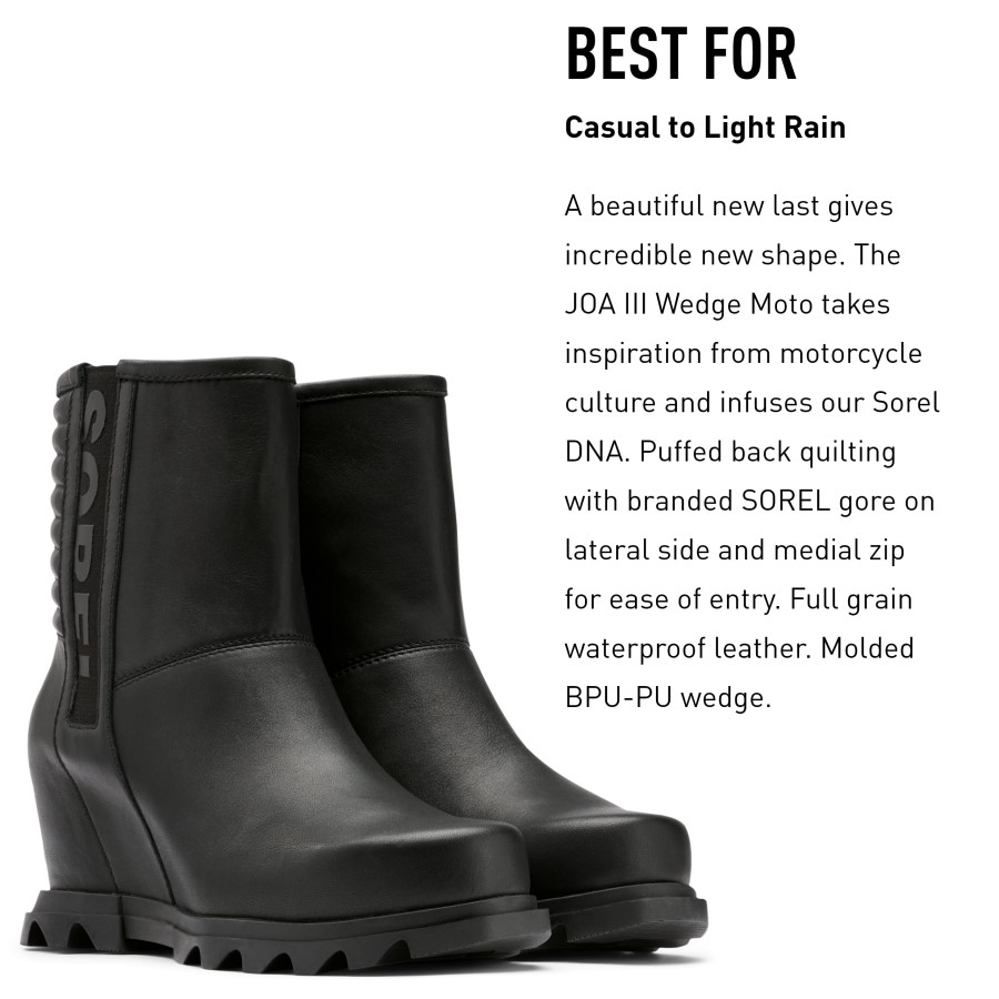Women's Joan Of Arctic Wedge Iii Moto Boot Sorel Australia