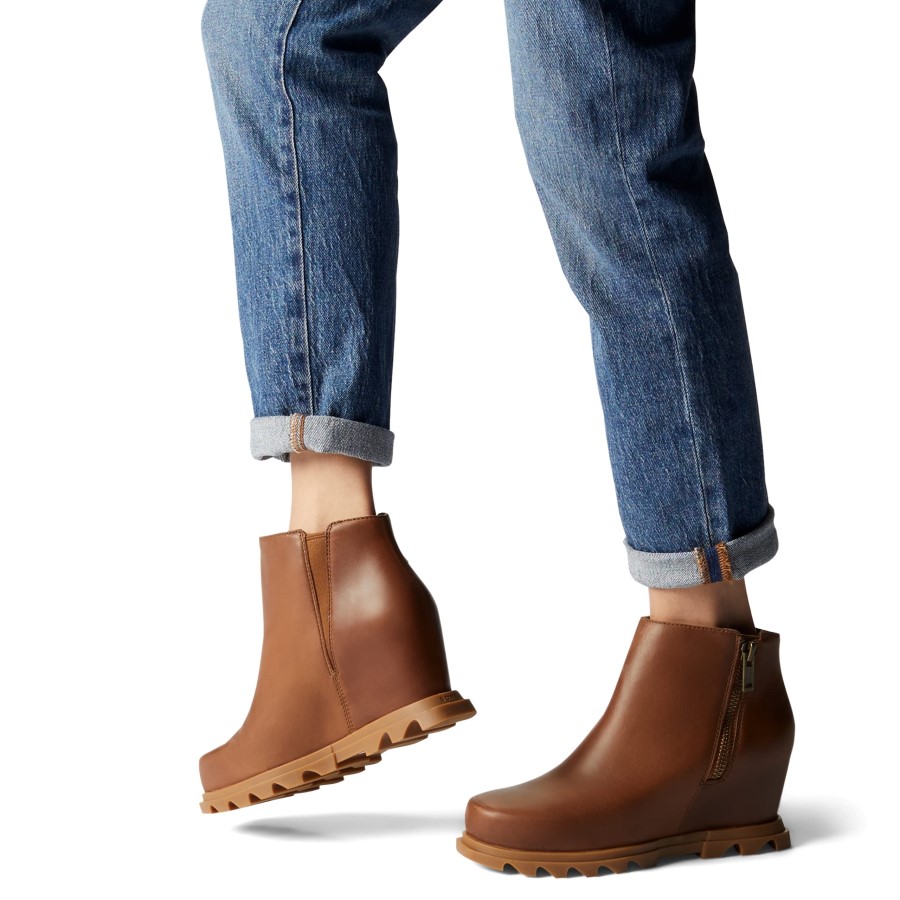 Women's Joan Of Arctic Wedge Iii Zip Boot Sorel Australia Dark Moss-Sage