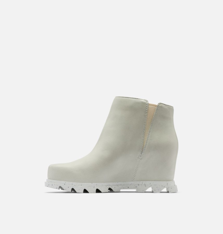 Women's Joan Of Arctic Wedge Iii Zip Eco Bootie Natural-Sea Salt Sorel Australia