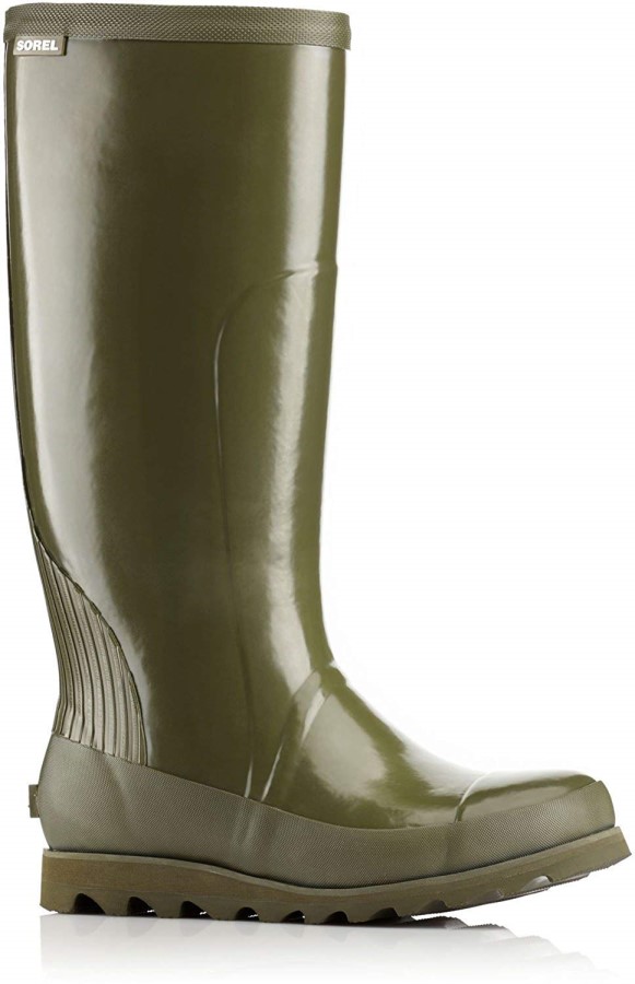 Women's Joan Rain Tall Gloss Boot Medium Sorel Australia Nori Zest