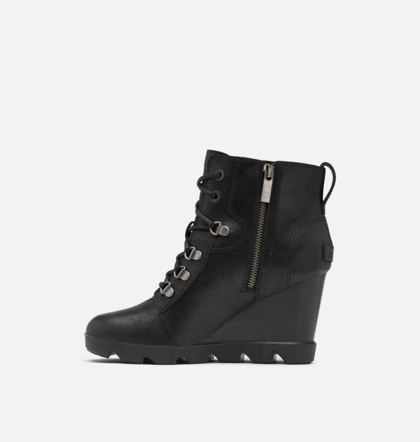 Women's Joan Uptown Lace Bootie Black Sorel Australia