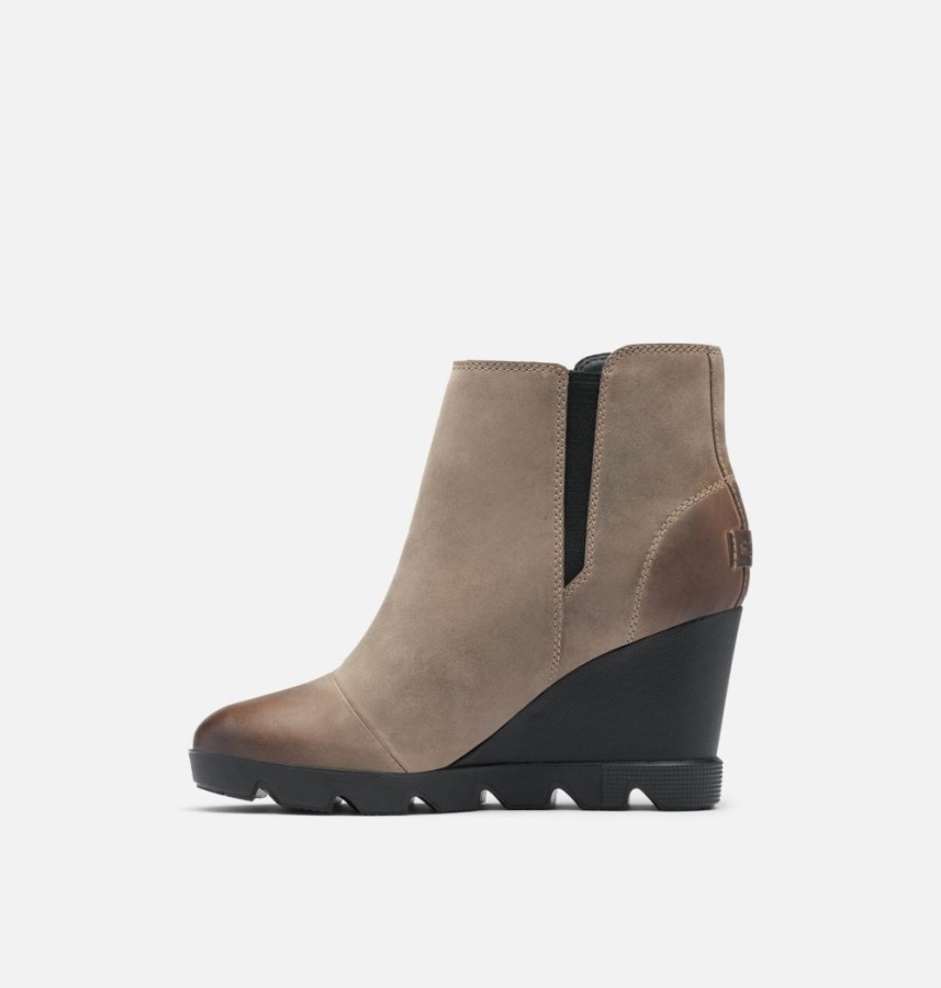Women's Joan Uptown Zip Bootie Sorel Australia Khaki Ii-Black