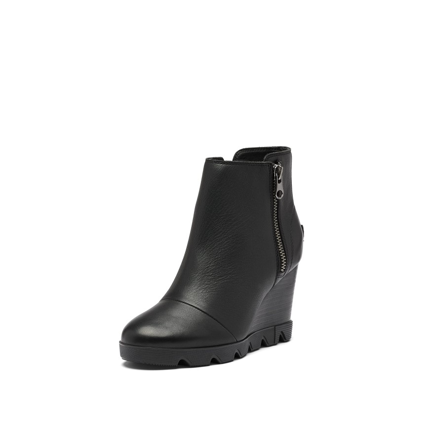 Women's Joan Uptown Zip Bootie Sorel Australia Quarry-Black