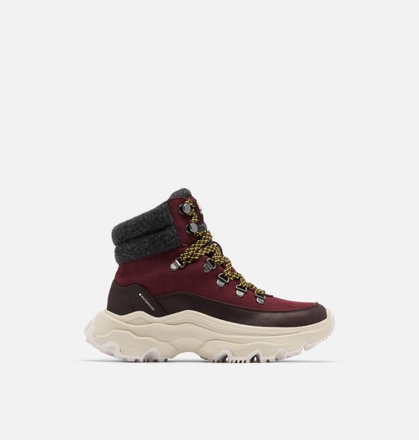 Women's Kinetic Breakthru Conquest Sneaker Boot New Cinder-Bloodstone Sorel Australia