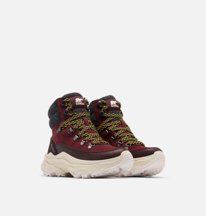 Women's Kinetic Breakthru Conquest Sneaker Boot New Cinder-Bloodstone Sorel Australia
