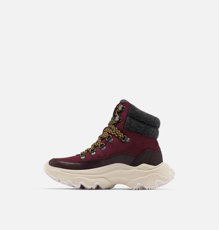 Women's Kinetic Breakthru Conquest Sneaker Boot New Cinder-Bloodstone Sorel Australia