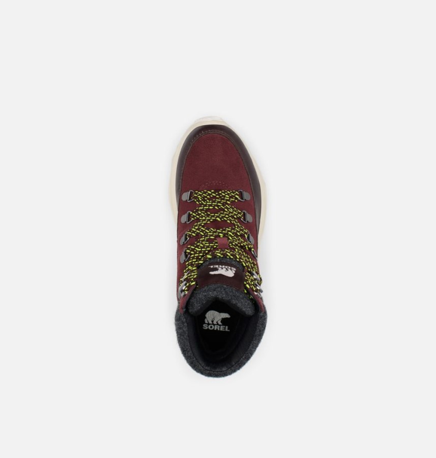 Women's Kinetic Breakthru Conquest Sneaker Boot New Cinder-Bloodstone Sorel Australia