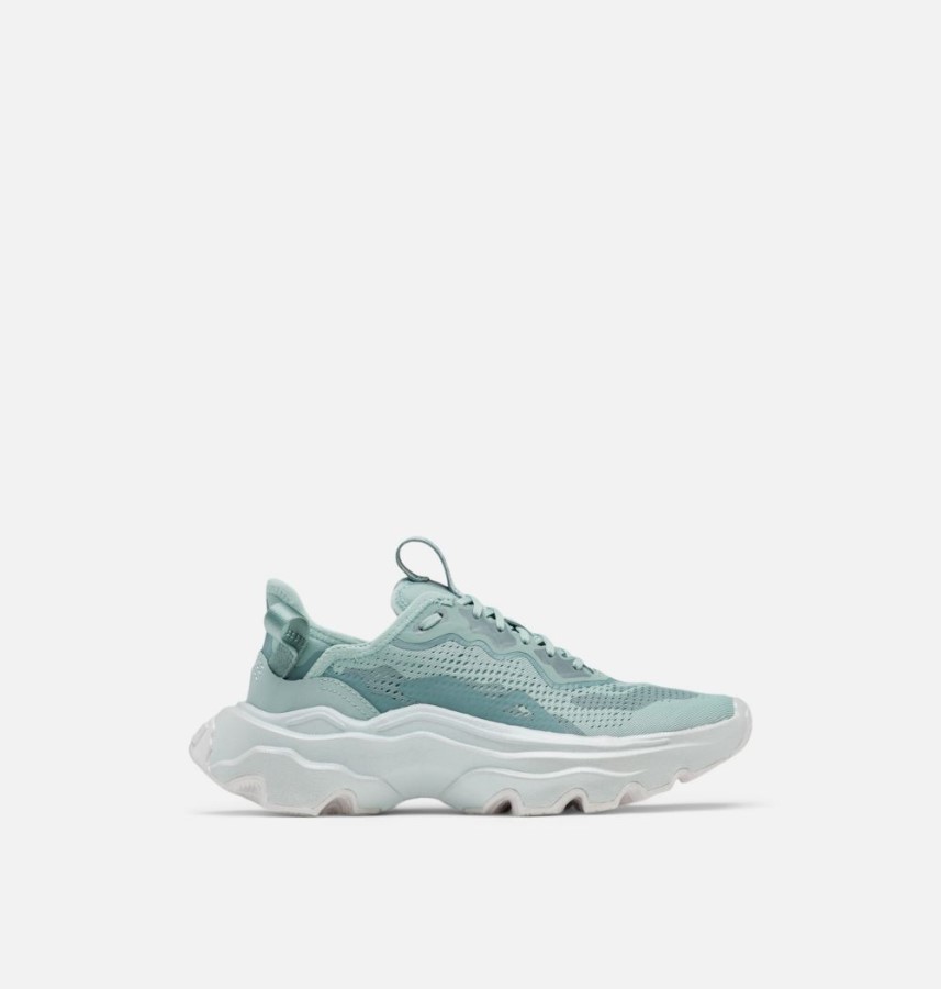 Women's Kinetic Breakthru Day Lace Sneaker Crushed Blue-Cinder Grey Sorel Australia