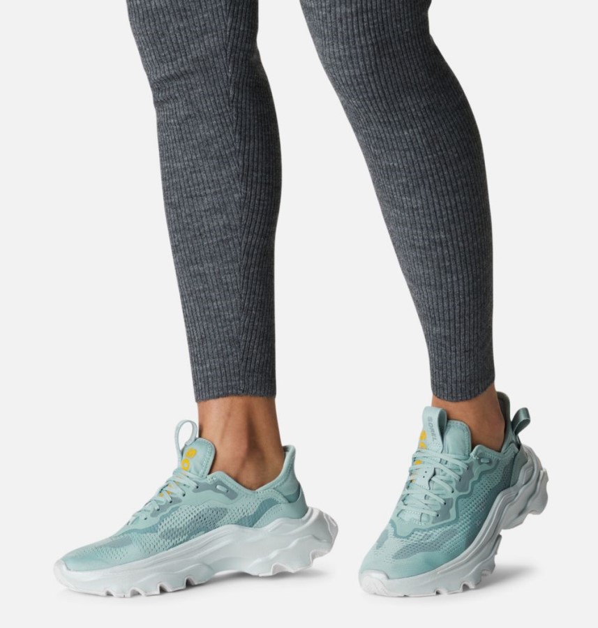 Women's Kinetic Breakthru Day Lace Sneaker Crushed Blue-Cinder Grey Sorel Australia