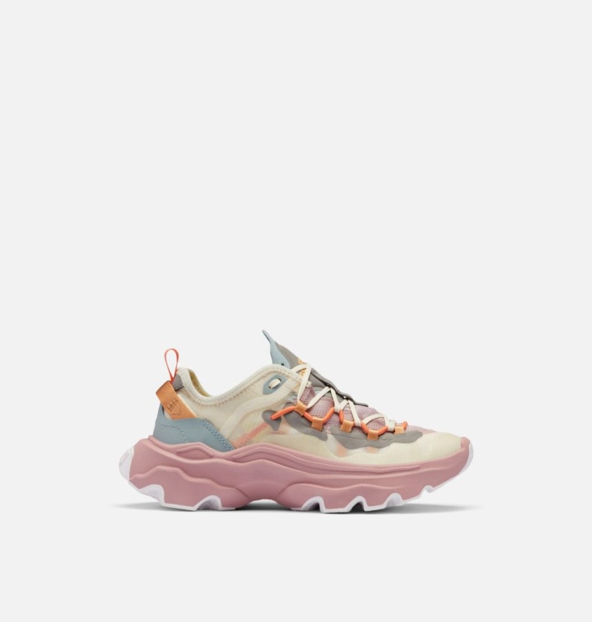 Women's Kinetic Breakthru Tech Lace Sneaker Chalk-Eraser Pink Sorel Australia