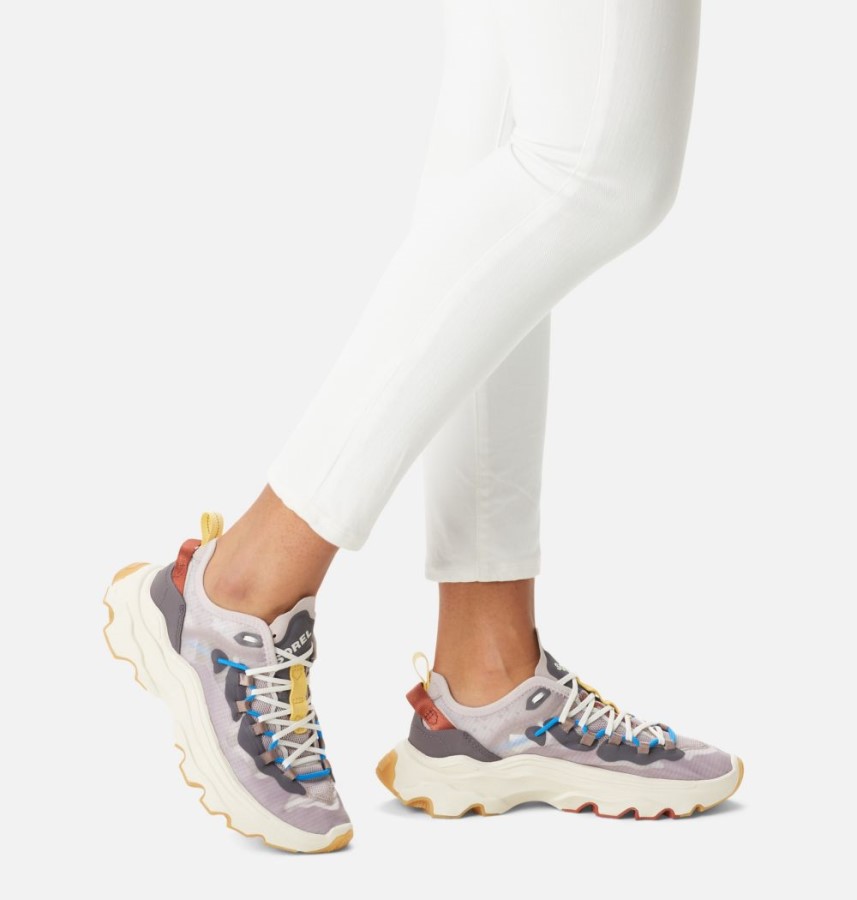 Women's Kinetic Breakthru Tech Lace Sneaker Sorel Australia Vapor-Chalk