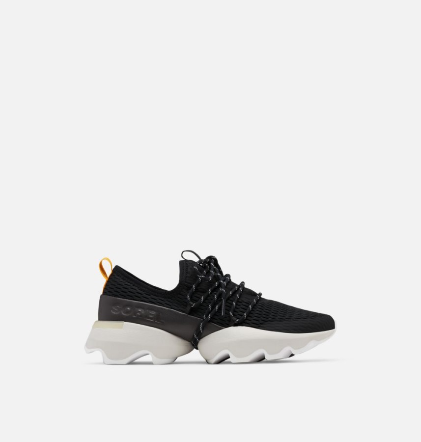 Women's Kinetic Impact Lace Sneaker Sorel Australia Black-White