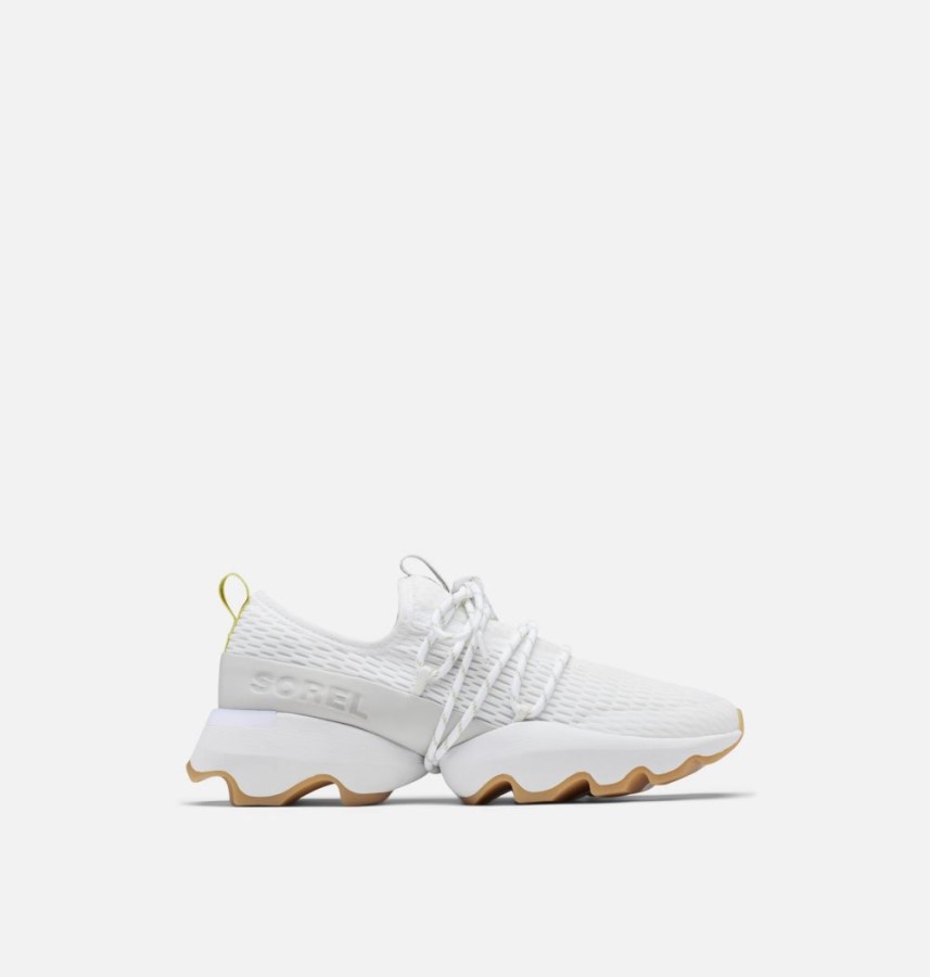 Women's Kinetic Impact Lace Sneaker White-Gum 16 Sorel Australia
