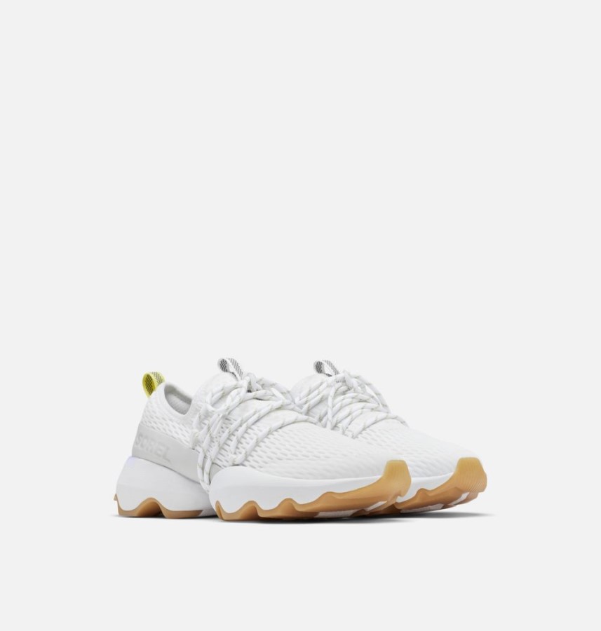 Women's Kinetic Impact Lace Sneaker White-Gum 16 Sorel Australia