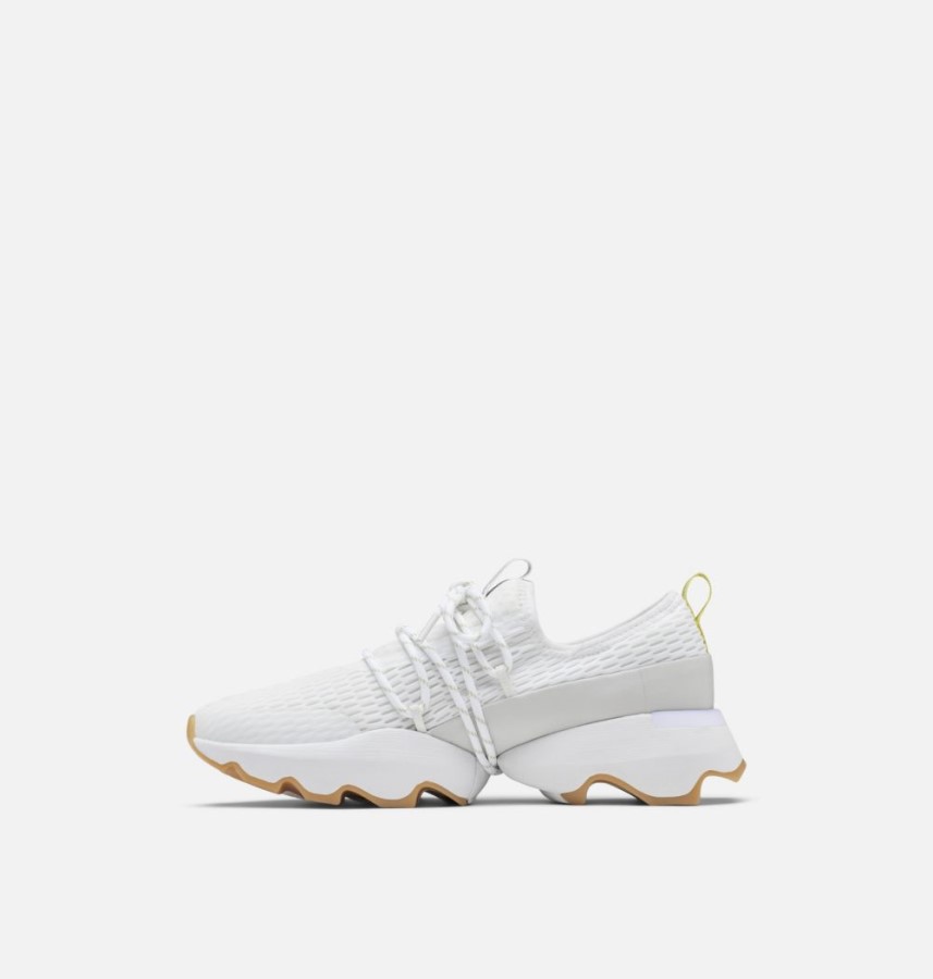 Women's Kinetic Impact Lace Sneaker White-Gum 16 Sorel Australia