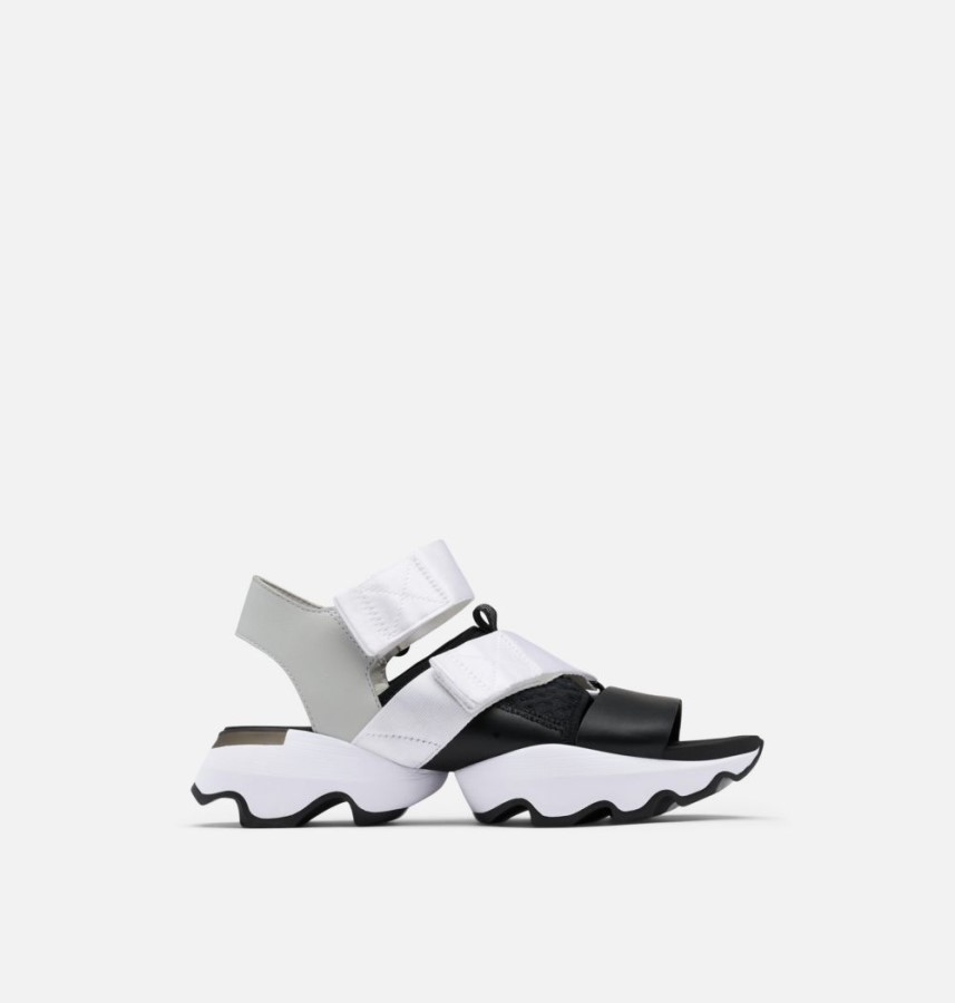 Women's Kinetic Impact Sandal Sorel Australia White-Black