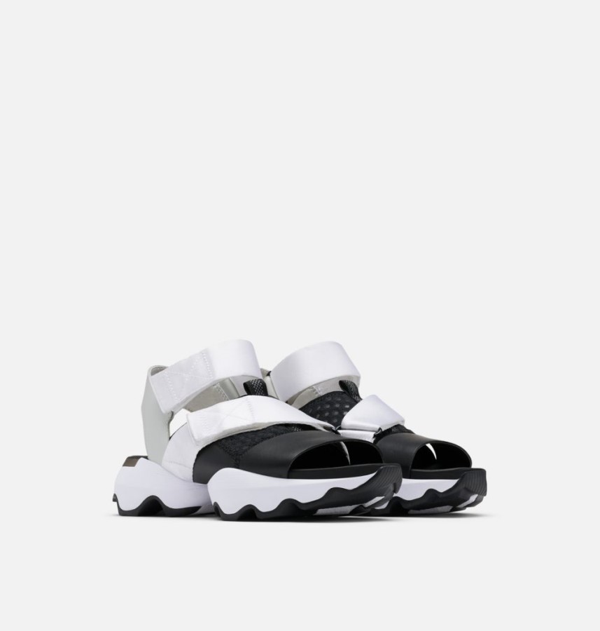 Women's Kinetic Impact Sandal Sorel Australia White-Black