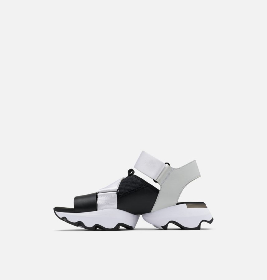 Women's Kinetic Impact Sandal Sorel Australia White-Black
