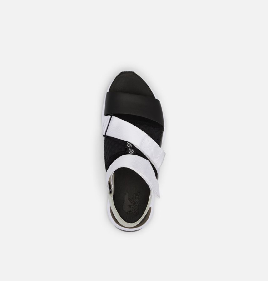 Women's Kinetic Impact Sandal Sorel Australia White-Black
