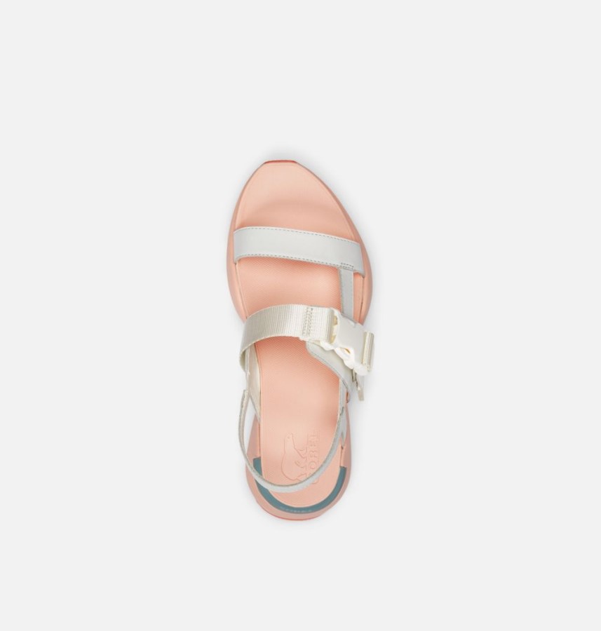 Women's Kinetic Impact Sling Sandal Sea Salt-Peach Blossom Sorel Australia