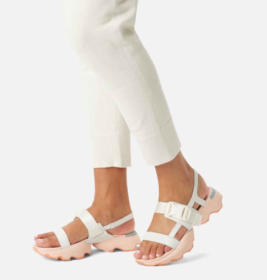 Women's Kinetic Impact Sling Sandal Sea Salt-Peach Blossom Sorel Australia