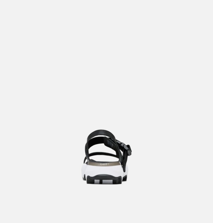 Women's Kinetic Impact Sling Sandal Sorel Australia Black-White