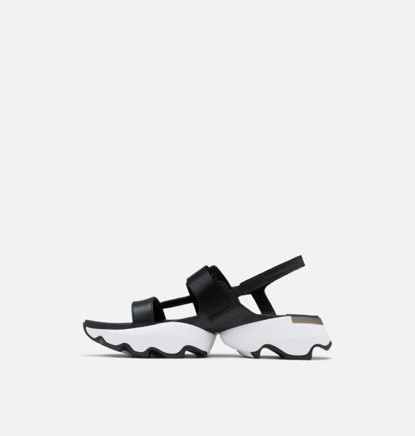 Women's Kinetic Impact Sling Sandal Sorel Australia Black-White